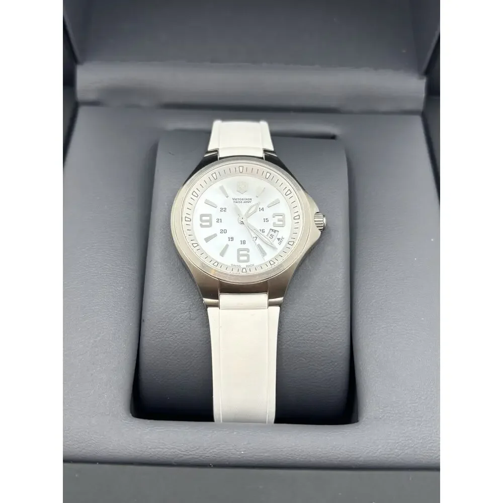 Victorinox Swiss Army Ladies White Mother of Pearl Dial Watch New In Box 241487